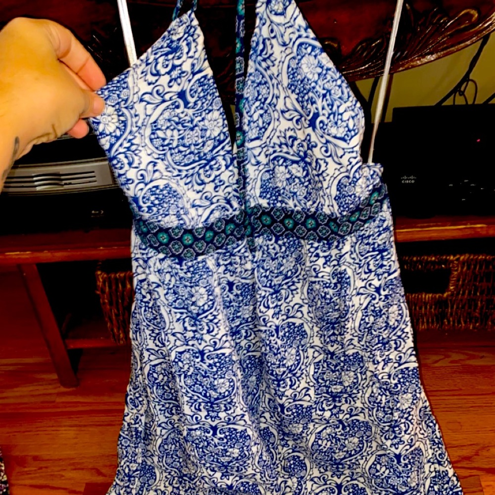 Paisley long dress